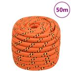 Boot touw 20mm 50m Oranje | Retour Deal | 35% Korting, Watersport en Boten, Verzenden, Nieuw, Lijn of Blok