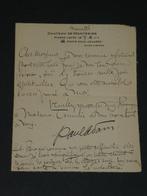 Paul Adam - Lettre autographe signée à Monsieur Gaston, Nieuw