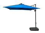 Zweefparasol 250x250cm met voet (Zweefparasols, Parasols), Ophalen of Verzenden, Nieuw, Zweefparasol