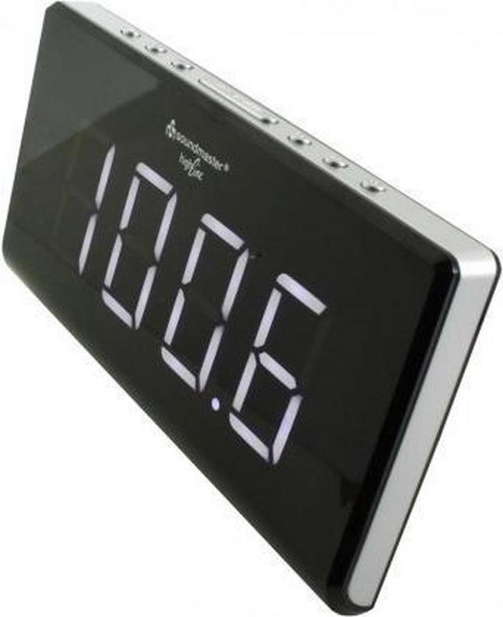 Soundmaster UR8400 Jumbo LED wekkerradio met dimbaar disp..., Elektronische apparatuur, Wekkers, Nieuw, Verzenden