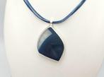 Zilver - Hanger - Verbazingwekkende blauwe agaat, Verzamelen
