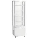 Koelvitrine | 235L | Wit | +2°C/+12°C | 5 Schappen | Wielen, Verzenden, Nieuw in verpakking