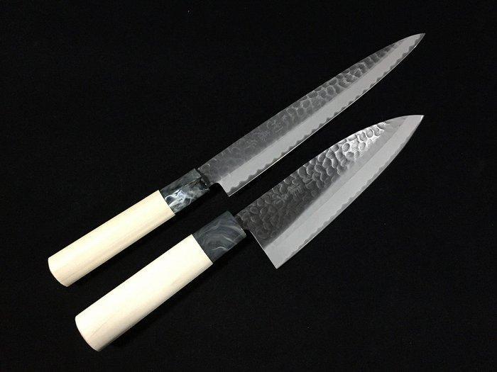 Signed Seki Tobei / Set of 2 /  SANTOKU  YANAGIBA, Antiek en Kunst, Antiek | Keukengerei