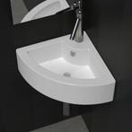 vidaXL Wastafel met overloop 45x32x12,5 cm wit, Doe-het-zelf en Bouw, Verzenden, Nieuw