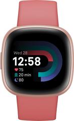 Fitbit Versa 4 Zandroze/koperroze slimme horloges, Handtassen en Accessoires, Smartwatches, Verzenden, Nieuw