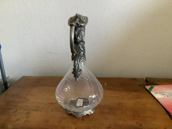 Kruik - Glas, Kristal, Tin, Antiek en Kunst, Antiek | Meubels | Tafels