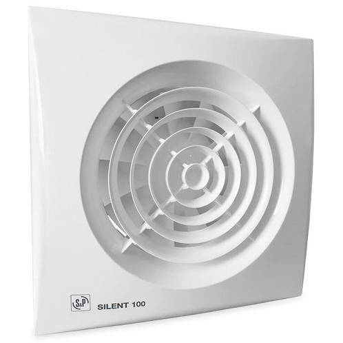 Badkamerventilator Soler & Palau Silent (100CZ-12V), Doe-het-zelf en Bouw, Ventilatie en Afzuiging, Nieuw, Verzenden