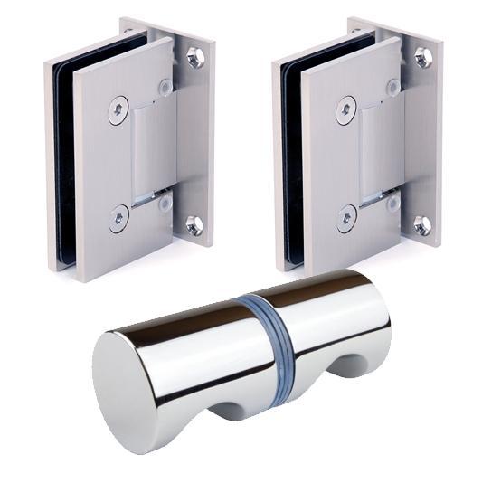 Douchedeur beslagset Porto Select 90o (instelbaar) tweezijdi, Doe-het-zelf en Bouw, Deuren en Vliegenramen, Nieuw, Verzenden