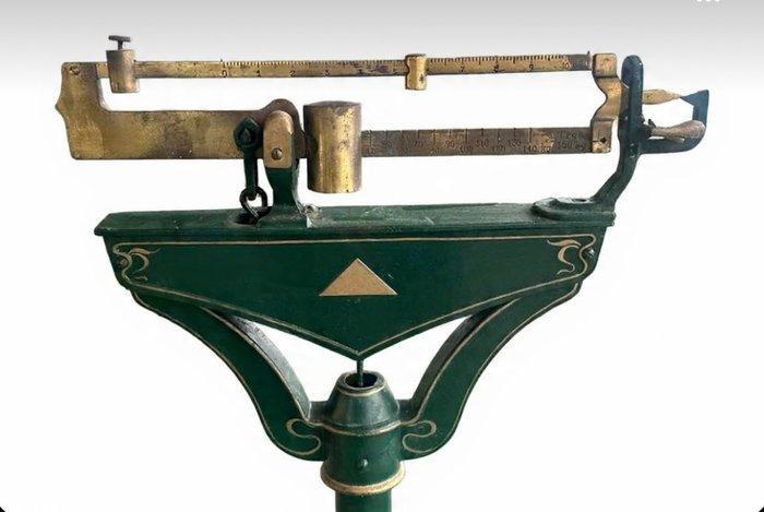 Seca - Weegschaal - per kolom - Verguld messing, Gietijzer, Antiek en Kunst, Antiek | Wandborden en Tegels