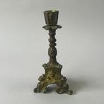 Kandelaar Antique French Gothic Bronze candleholder -, Antiek en Kunst
