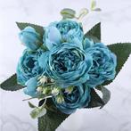 Kunst Boeket - Zijden Rozen Roos Bloemen Luxe Boeketten, Huis en Inrichting, Verzenden, Nieuw