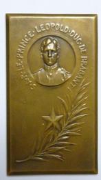 Belgisch-Congo. Plaquette 1925 Reis van Prins Leopold naar