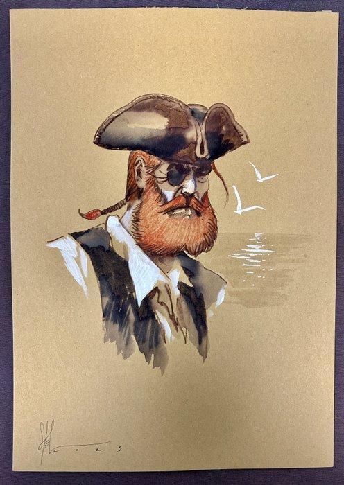 Stefano Carloni - 1 Oorspronkelijk gesigneerd tekening -, Boeken, Stripverhalen