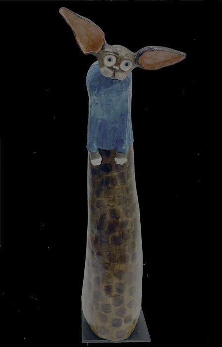 Eleanor Gabriel - Chat bossu HUNCHBACK, Antiek en Kunst, Kunst | Designobjecten