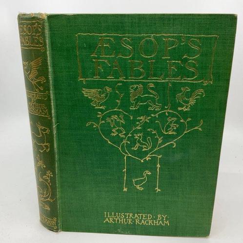 Arthur Rackham - Aesops Fables - 1912, Antiek en Kunst, Antiek | Boeken en Manuscripten