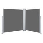 Windscherm Uittrekbaar | Antraciet | -74% | OP = OP, Overige materialen, Verzenden, Nieuw, 200 cm of meer