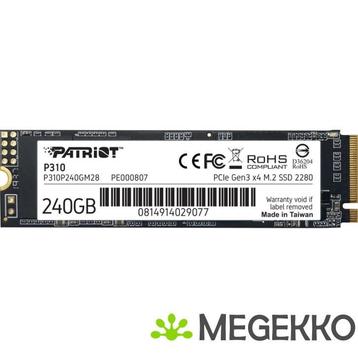 Patriot Memory P310 M.2 240GB M.2 SSD, Computers en Software, Verzenden, Nieuw
