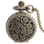 Fako® - Zakhorloge - XXL - Bloemen Open - Ø 47mm -, Handtassen en Accessoires, Horloges | Heren, Verzenden, Nieuw