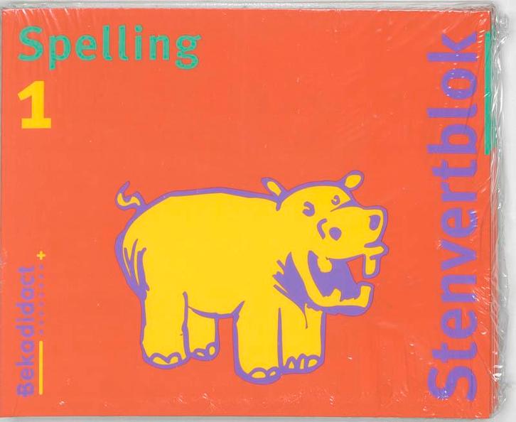Stenvert taalblok 1 Jaargroep 3/4 5 ex Spelling, Boeken, Schoolboeken, Zo goed als nieuw, Verzenden