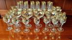 Verre à champagne (35) - Cristal - Service de verre pour 12, Antiquités & Art