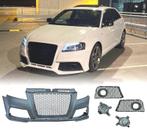 PARE CHOCS AVANT AUDI A3 8P 08-12 LOOK RS3 PDC + ANTIBROUILL, Verzenden, Nieuw
