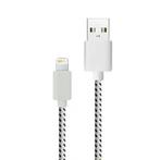 iPhone/iPad/iPod Lightning USB Oplaadkabel Gevlochten Nylon, Télécoms, Téléphonie mobile | Chargeurs pour téléphone, Verzenden