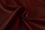 10 meter skai leer - Bordeaux rood - 145cm breed, Hobby en Vrije tijd, Stoffen en Lappen, Verzenden, 120 cm of meer, Leer of Kunstleer