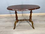 Franse houten bijzettafel wijntafel - Bijzettafel - Hout, Antiek en Kunst, Curiosa en Brocante