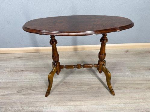 Franse houten bijzettafel wijntafel - Bijzettafel - Hout, Antiek en Kunst, Curiosa en Brocante