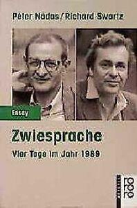 Zwiesprache. Vier Tage im Jahr 1989. von Péter Nádas  Book, CD & DVD, DVD | Autres DVD, Envoi