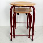 Marko Holland - Schoolstoel (2) - F6 - Staal, Hout (beuken