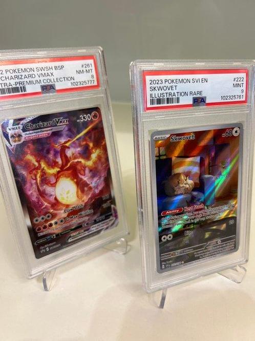 Pokémon - 2 Graded card - PSA 9, Hobby en Vrije tijd, Verzamelkaartspellen | Pokémon