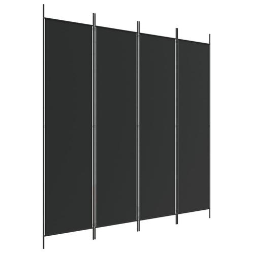 Kamerscherm Zwart 200x200cm | Retour Deal | -40%, Huis en Inrichting, Woonaccessoires | Kamerschermen, Nieuw, Verzenden