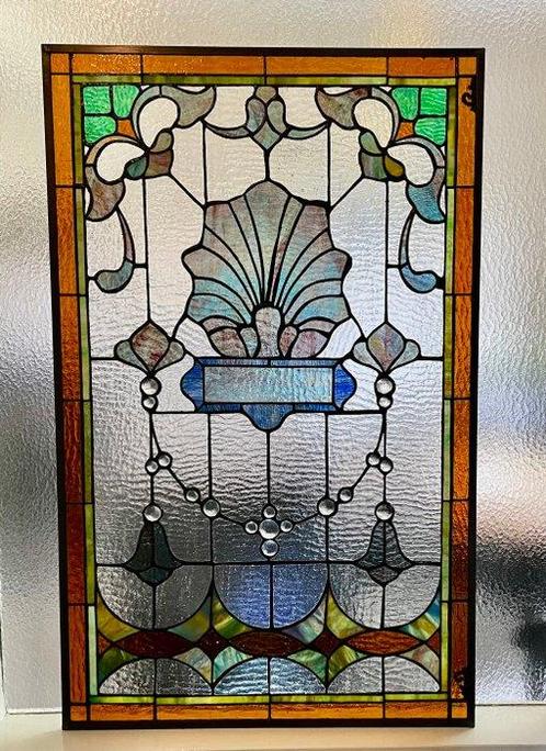 Glas-in-loodraam - 1960-1970, Antiek en Kunst, Kunst | Designobjecten