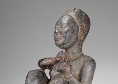 Sculpture - Bronze - Tada - Nigeria, Antiek en Kunst, Kunst | Niet-Westerse kunst