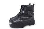 Nelson Veterboots in maat 37 Zwart | 5% extra korting, Kleding | Dames, Schoenen, Verzenden, Zwart, Overige typen, Nelson