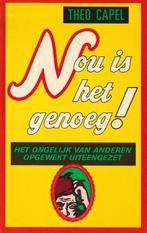 NOU IS HET GENOEG 9789024518456 Capel, Verzenden, Gelezen, Capel
