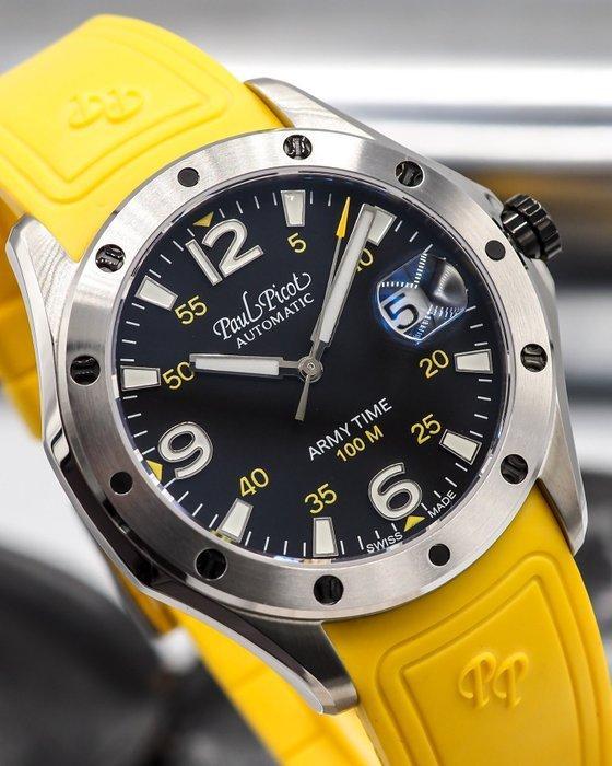 Paul Picot - Army Time - Zonder Minimumprijs - BRAND NEW *, Handtassen en Accessoires, Horloges | Heren
