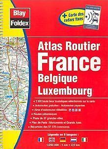 Atlas routiers : France - Belgique - Luxembourg (...  Book, Livres, Livres Autre, Envoi