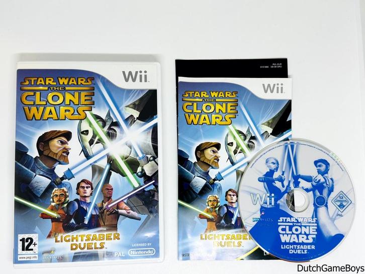 Nintendo Wii - Star Wars - The Clone Wars - Lightsaber Duels, Games en Spelcomputers, Games | Nintendo Wii, Gebruikt, Verzenden