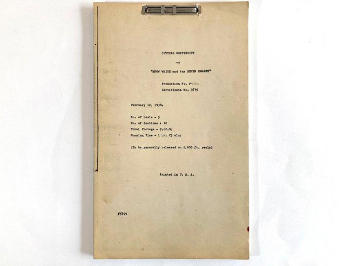 Snow White and the Seven Dwarfs Oorspronkelijk, Verzamelen, Disney