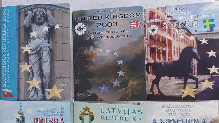 Munten van de wereld. Probe Set 2003/ 2004, Países do mundo,, Postzegels en Munten, Munten | Europa | Niet-Euromunten