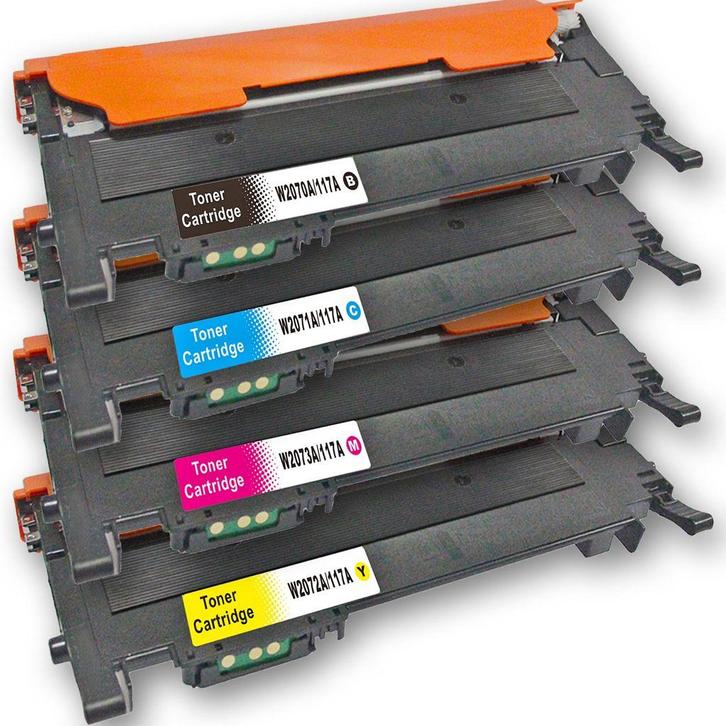 Huis-Merk  HP 117A W2072A Toner Geel 0.7k 247Print, Computers en Software, Printerbenodigdheden, Toner, Nieuw, Verzenden