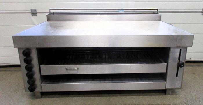 Pita Grill, Pita Oven, Salamander met 6 branders, 130cm, gas, Zakelijke goederen, Horeca | Keukenapparatuur