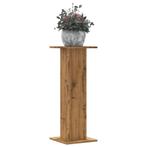 vidaXL Plantenstandaards 2 st 30x30x80 cm hout artisanaal, Tuin en Terras, Verzenden, Nieuw