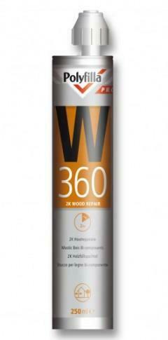Polyfilla PRO W360 vulmassa vulpasta epoxy-vrije 2K Houtrepa, Doe-het-zelf en Bouw, Verf, Beits en Lak, Nieuw, Verzenden
