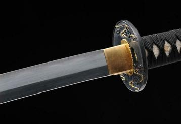 Scherp Japans Samurai zwaard (zwaarden, sabel, messen, mes)