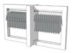 *TIP*  Glossy middenunit kledingrek R-PR-009, Zakelijke goederen, Kantoor en Winkelinrichting | Winkel en Inventaris, Ophalen of Verzenden