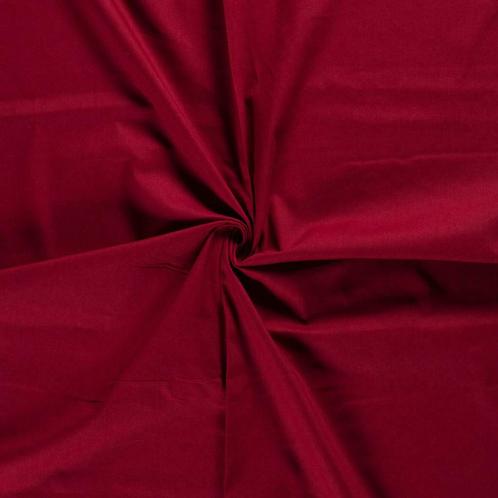 Canvas stof bordeaux rood - Katoenen stof 15m op rol, Hobby & Loisirs créatifs, Tissus & Chiffons, Enlèvement ou Envoi