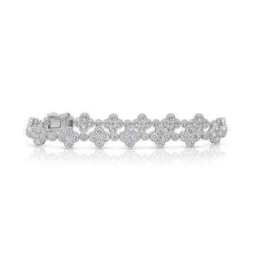 Armband - 18 karaat Witgoud - 2.46ct. tw. Diamant beschikbaar voor biedingen